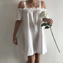 Bild in die Galerie hochladen, Weißes Sommerkleid
