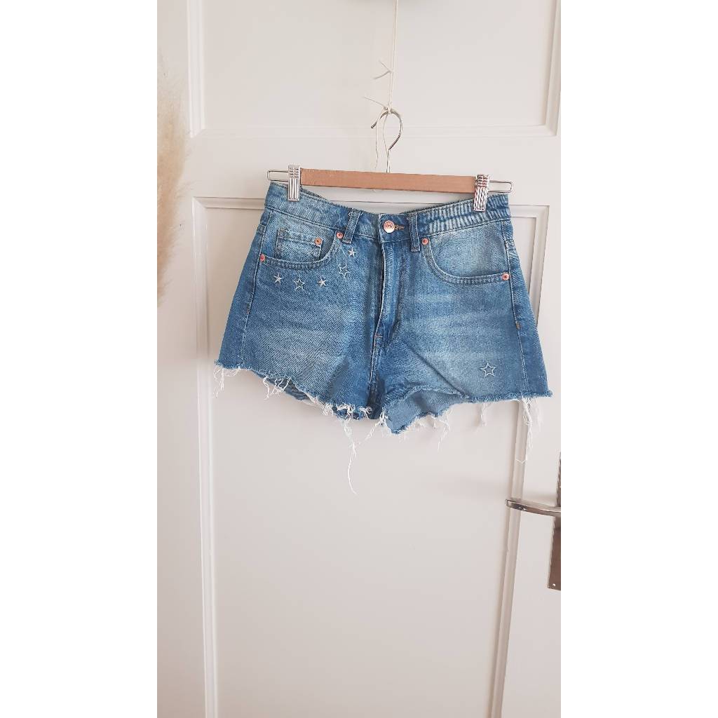 Shorts mit hoher Taille