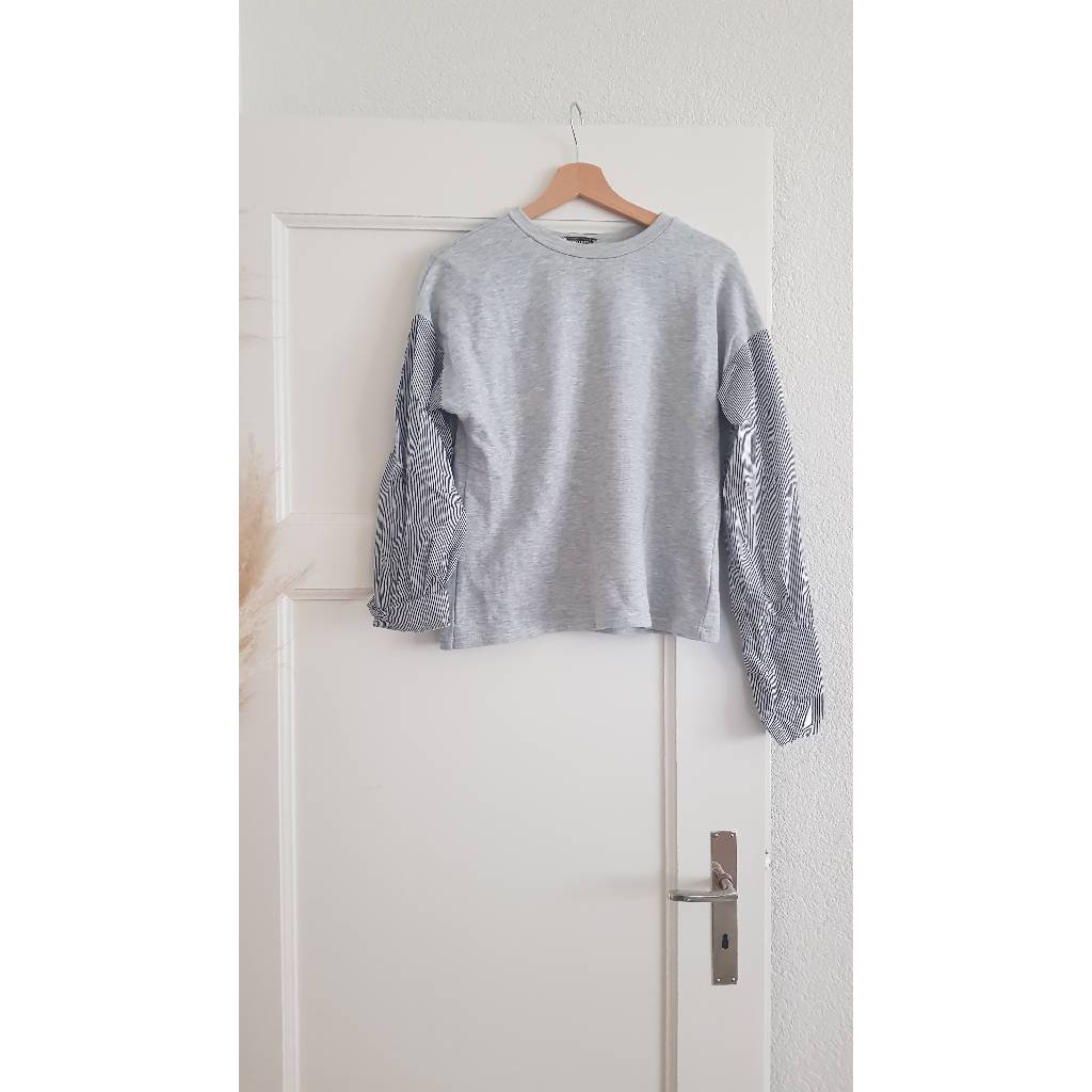 Bi-Material-Sweatshirt