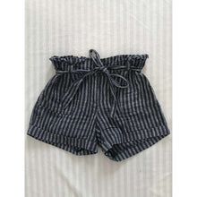 Upload image to gallery, Navy Blue Striped Summer Shorts

