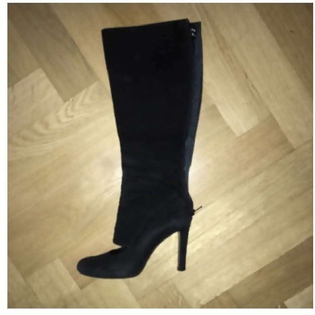 Black suede boots 38 Marie Claire