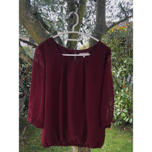 Upload image to gallery, Garnet colored blouse
