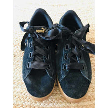 Upload image to gallery, Black PUMA Soft Wedge Sneakers
