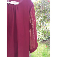 Upload image to gallery, Garnet colored blouse
