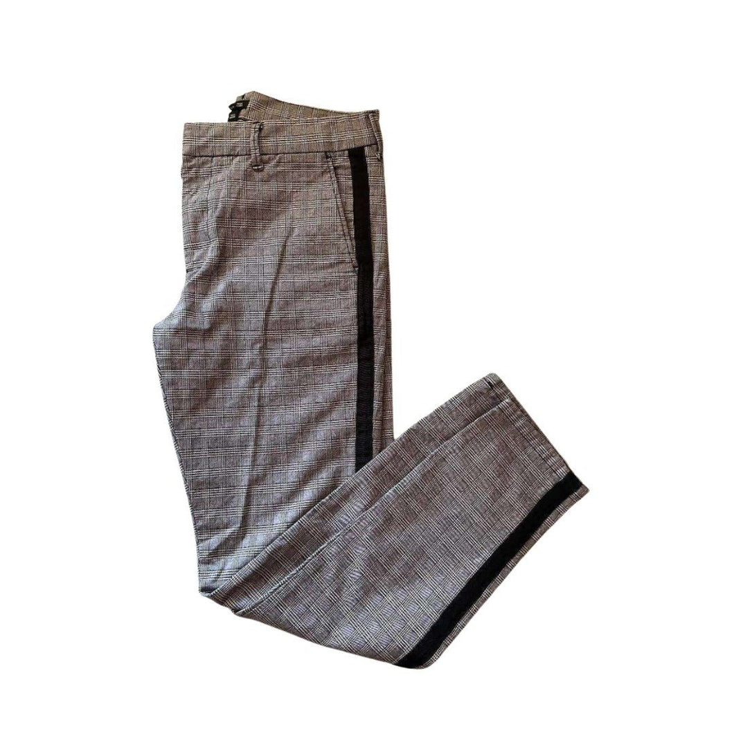 Grey striped pants