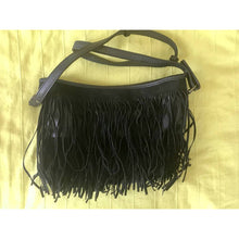 Upload image to gallery, Black bag with fringe
