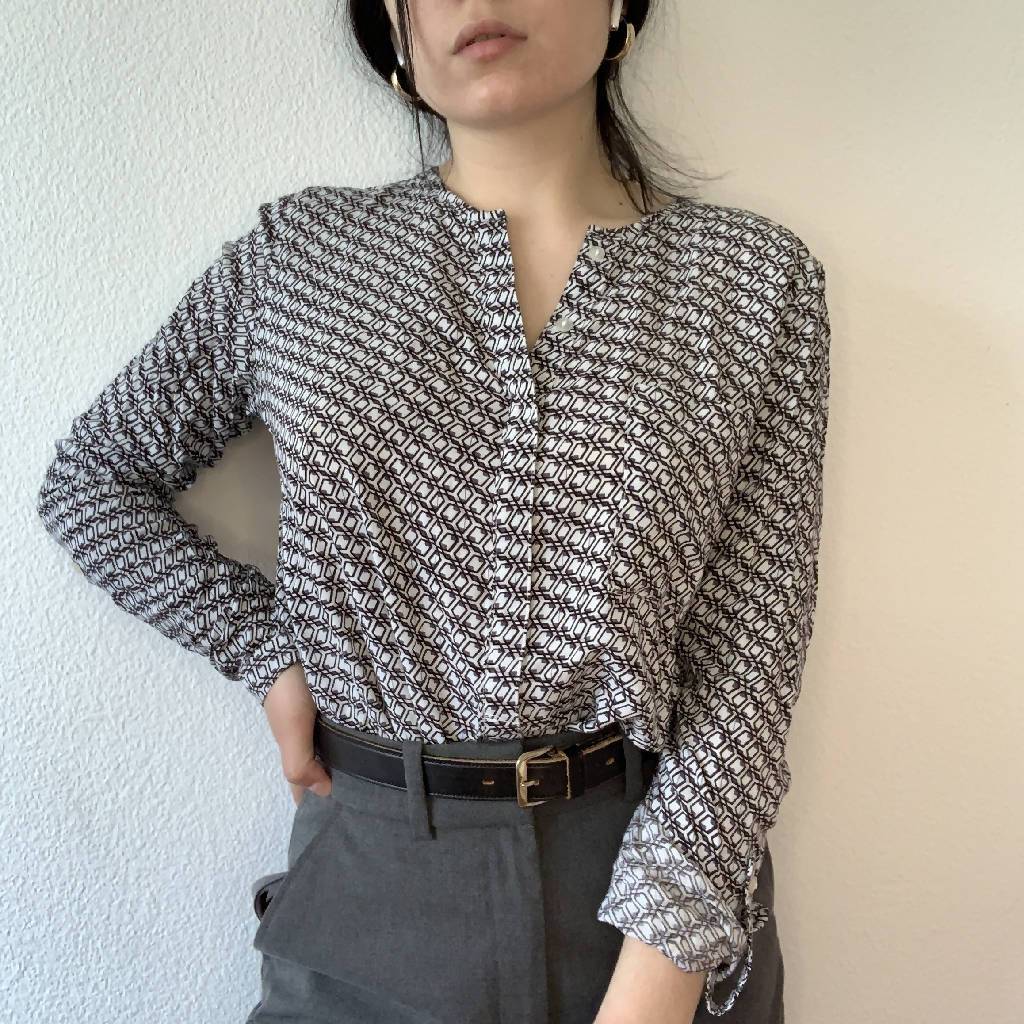 Lightweight patterned blouse