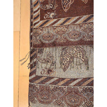 Upload image to gallery, Brown and gold scarf
