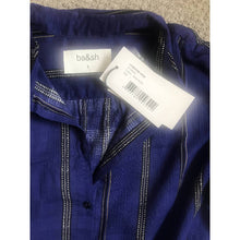 Carica l'immagine nella galleria, Ba&sh camicia di cotone blu taglia 1
