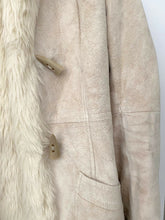 Charger l&#39;image dans la galerie, Manteau en cuir Daim rose poudré H&amp;M LOGG

