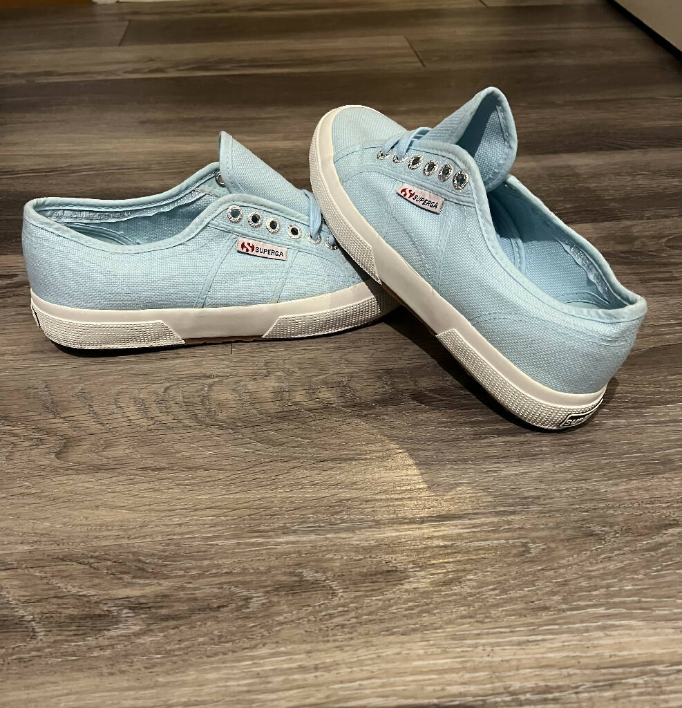 Superga top gris clair