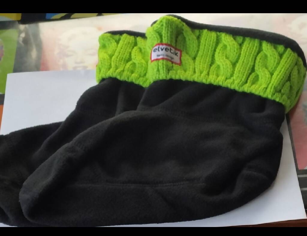 Chaussettes polaire vertes pour bottes Elvetik Neuves et emballées