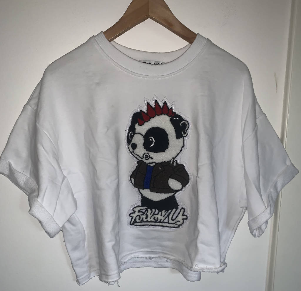 Crop top Panda Punk