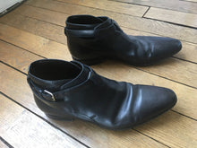 Charger l&#39;image dans la galerie, Bottines homme Yves Saint-Laurent – cuir noir – taille 41
